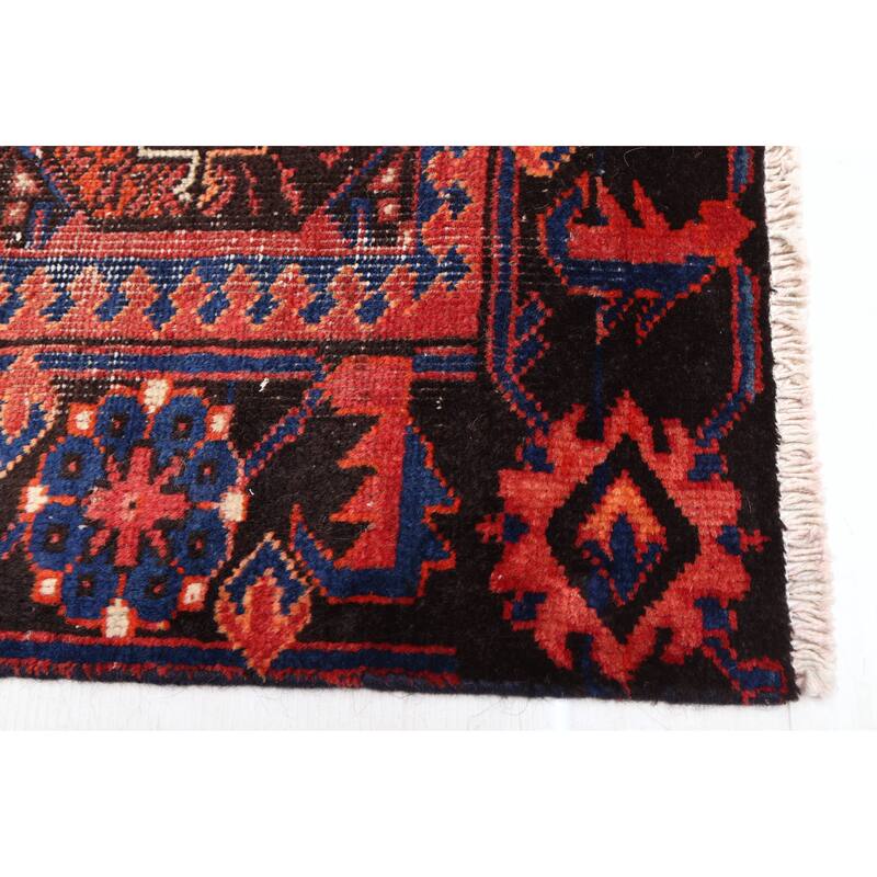 ECARPETGALLERY Hand-knotted Antalya Vintage Red Wool Rug - 3'11 x 7'9