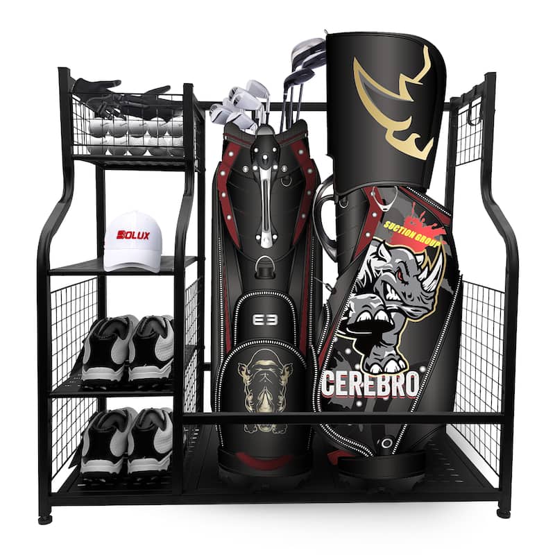 Sports Equipment Garage Organizer Sport Balls Storage Rack Organizer