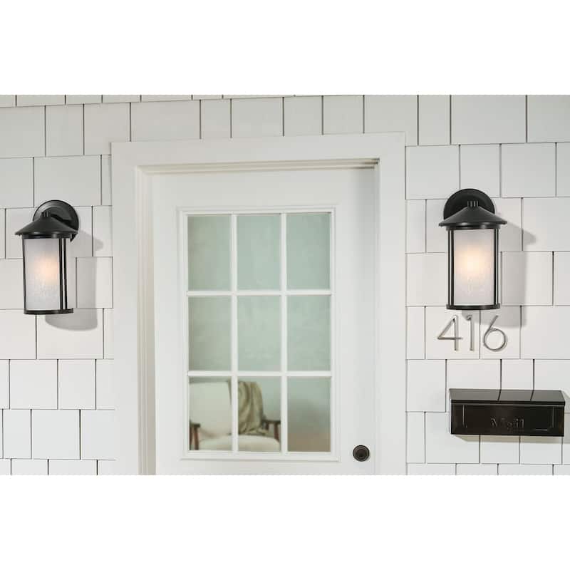 Kichler 59100 Lombard 17" Tall Outdoor Wall Sconce with Satin Etched