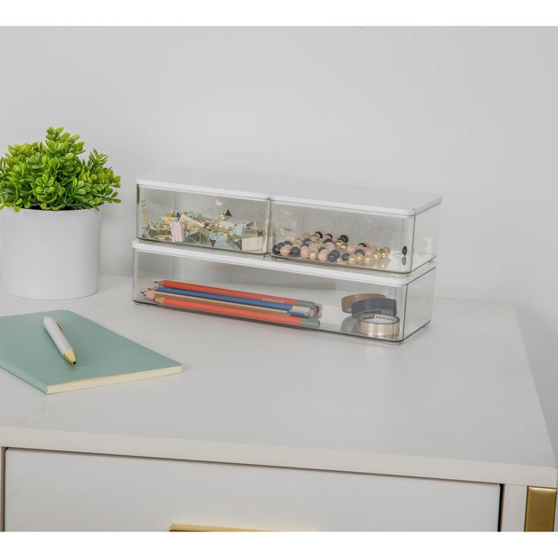 Flash Furniture GS-BA1360-3W-CL-WH-MS Grady 2-1/2" Tall Office