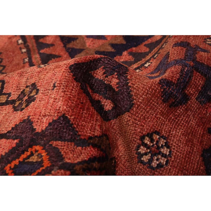 ECARPETGALLERY Hand-knotted Melis Vintage Copper Wool Rug - 5'7 x 7'10