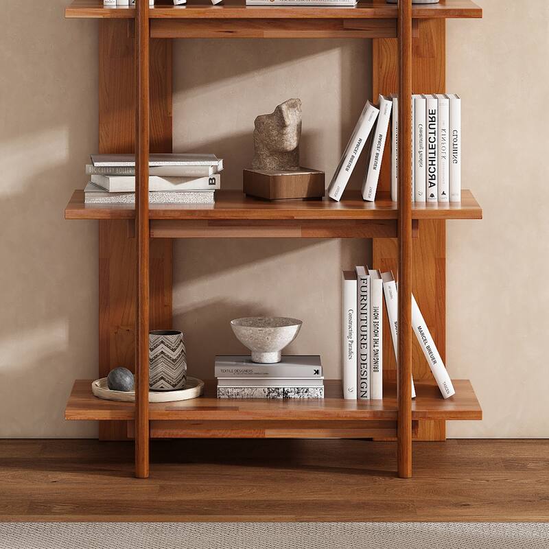 Christopher Knight Home - Ellie 4-Tier 70"H Acacia Wood Open Bookcase