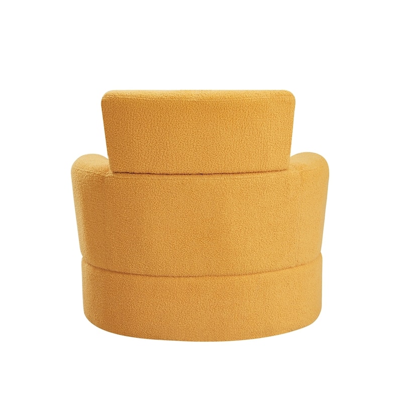 360°Swivel Chair Upholstered Accent Barrel Chair