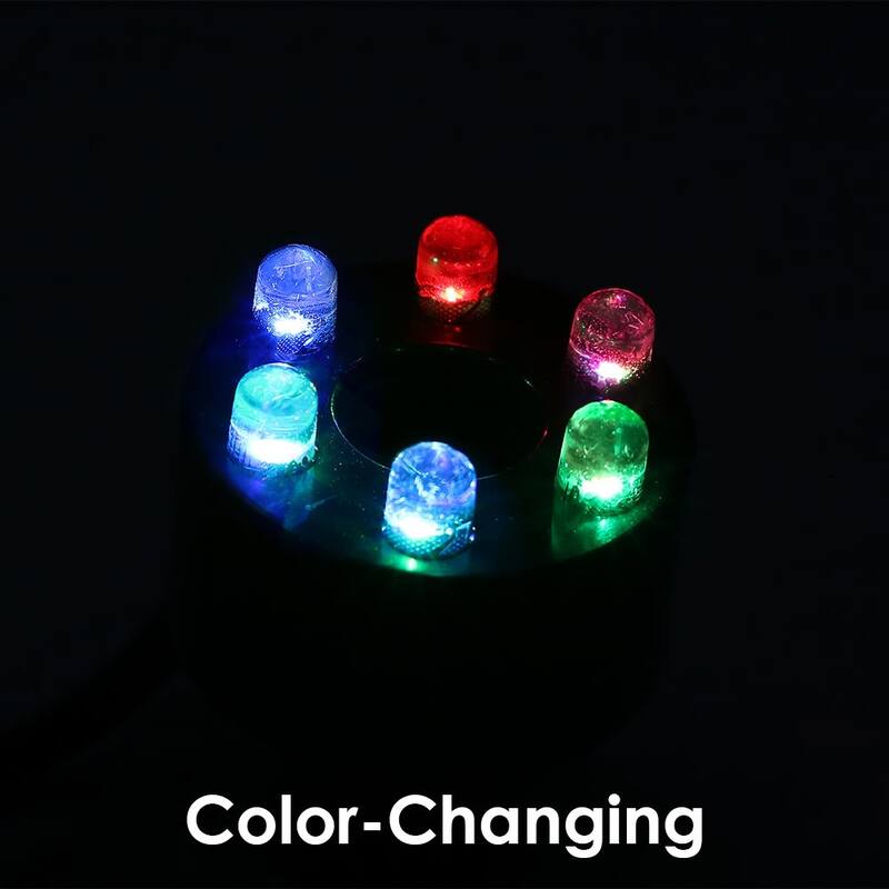 Sunnydaze Electric Submersible Water Pump with LED Lights - 40 GPH