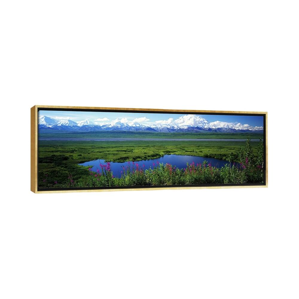 iCanvas "Spring Landscape, Denali National Park, Alaska, USA" by Panoramic Images Framed Canvas Print