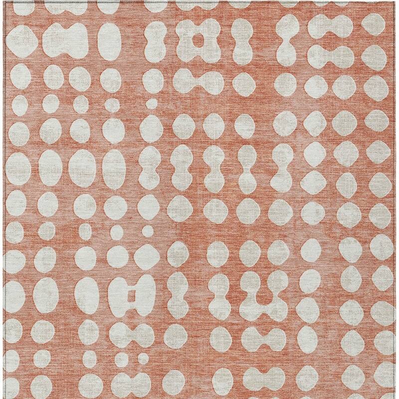 HomeRoots Abstract Transitional Rectangle Outdoor Rug