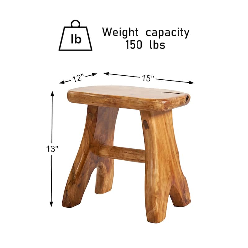 Greenage Cedar Roots Wood Bench