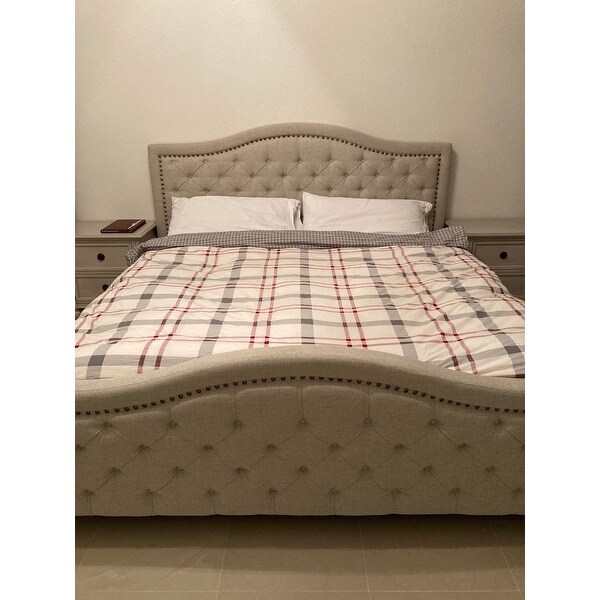 kathy ireland white goose feather and goose down king comforter