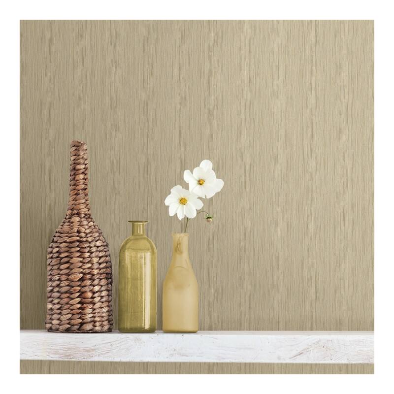 Advantage Hayley Butter Stria Wallpaper - 21 x 396 x 0.025