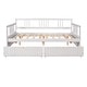 preview thumbnail 24 of 25, Full Size Daybed Wood Bed with Two Drawers