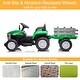 preview thumbnail 16 of 25, Kids Electric Toy Tractor with Trailer, 12V7AH Battery, Remote Control, and Music for Outdoor Fun