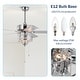 preview thumbnail 33 of 51, Sofucor 52" Ceiling Fan with Light Remote, Classical Crystal Chandelier fan, 5 Reversible Blades & Reverse Airflow