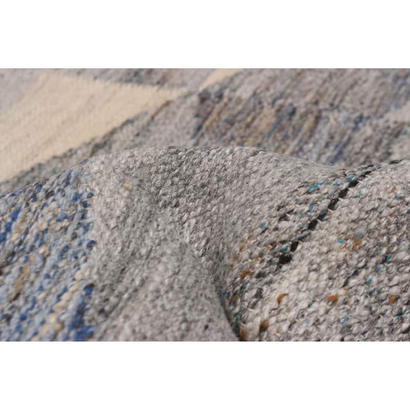 Ankara Grey Kilim 5'5" x 7'7" - 5'5 x 7'7