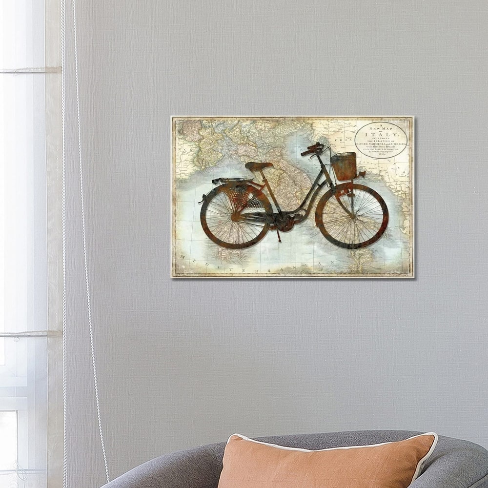 iCanvas "Bike Italy" by Amanda Wade Canvas Print