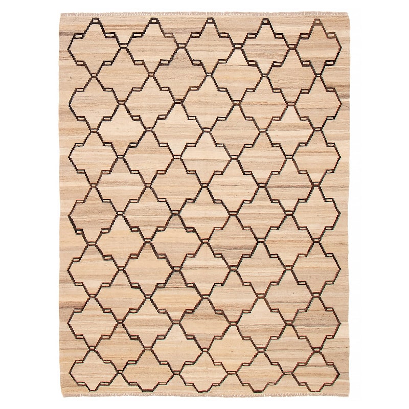 Sivas Khaki Kilim 6'0" x 8'1" - 6'0 x 8'1 - Light Khaki - 6'0 x 8'1