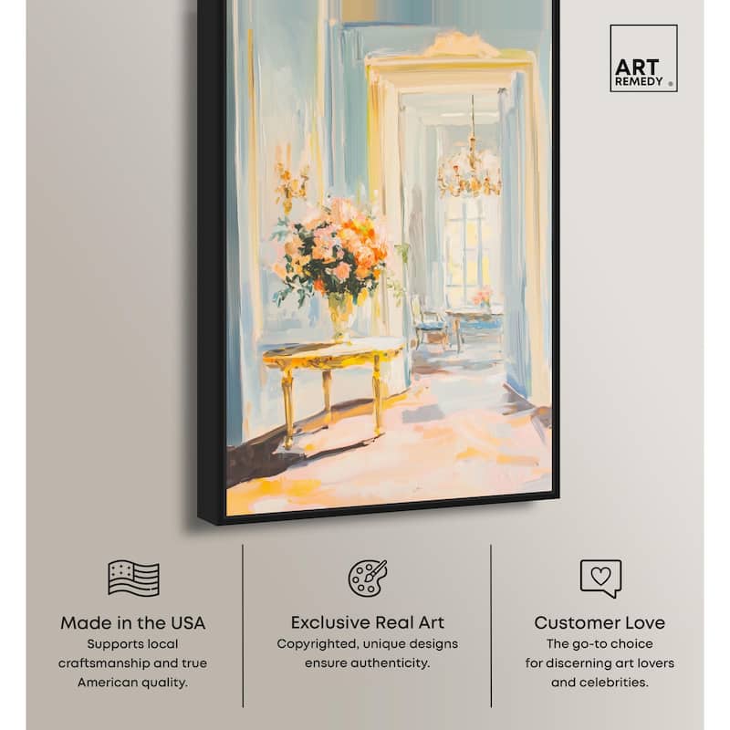 Glowing Room II Canvas by Art Remedy