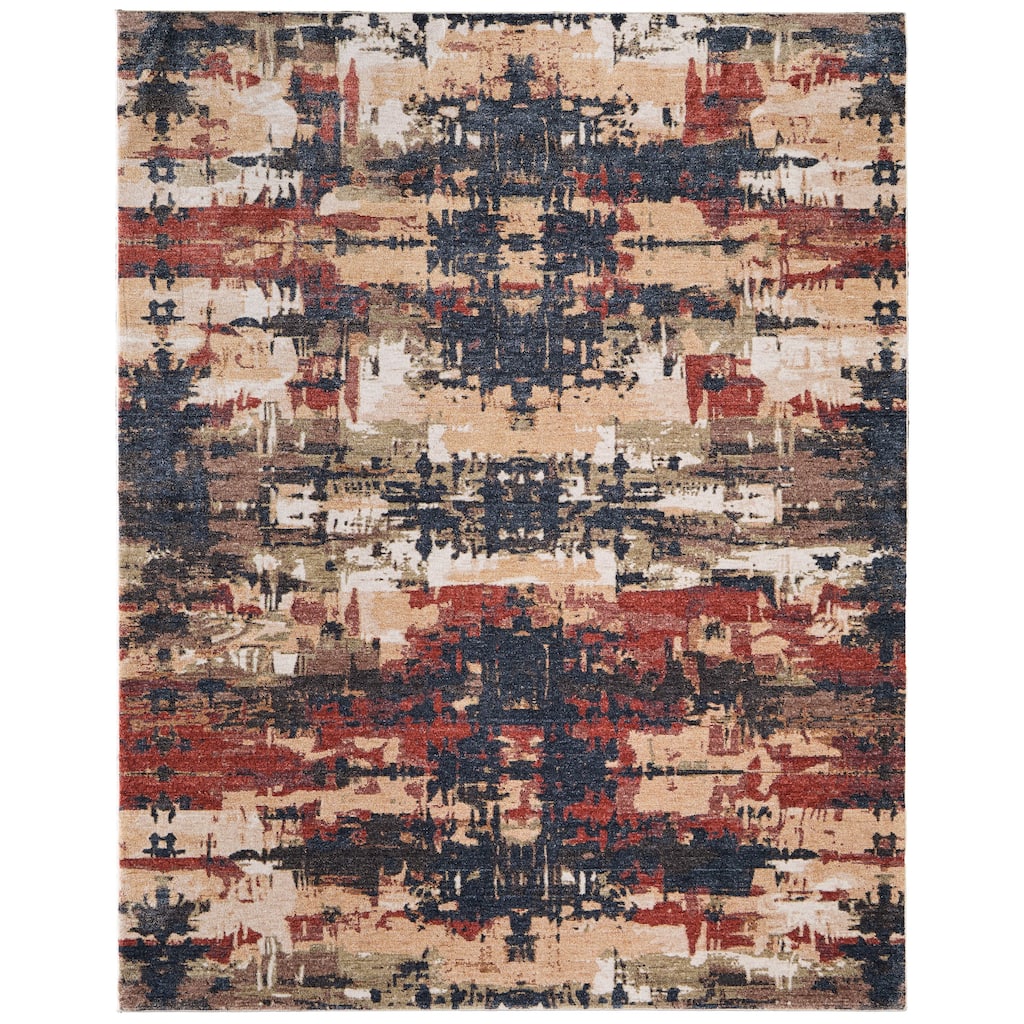 Grand Bazaar Stirling Machine Made Abstract Modern Area Rug