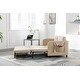 preview thumbnail 49 of 70, Velvet Loveseat Couch with Pull Out Bed Convertible Sleeper Sofa Bed