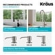 preview thumbnail 100 of 137, KRAUS Kore Workstation Drop-In Stainless Steel Kitchen Sink