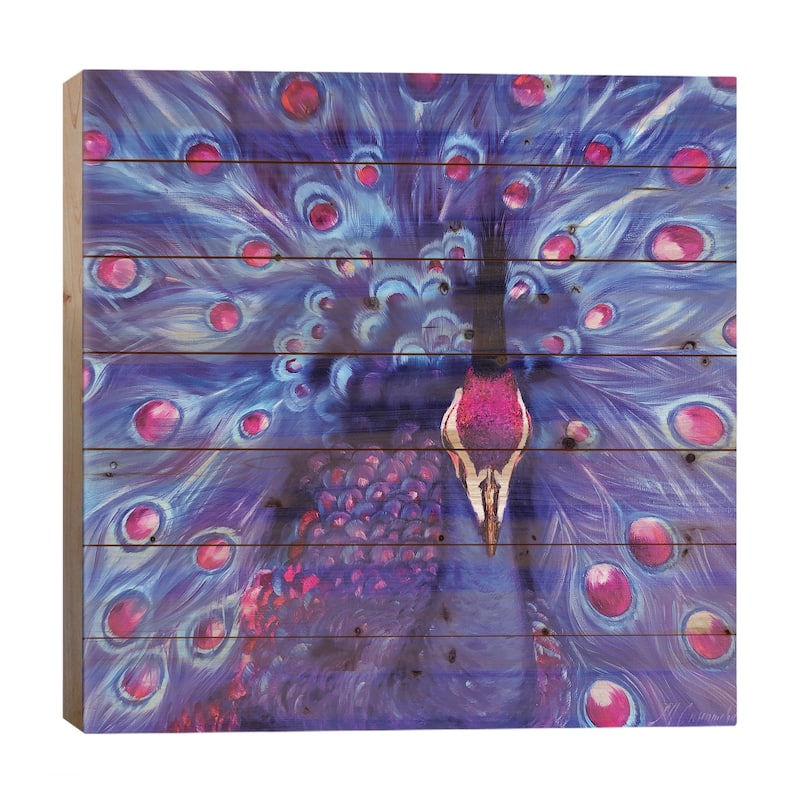 Your Majesty Print On Wood by Marina Skromova - Multi-Color - 26x26x1.5