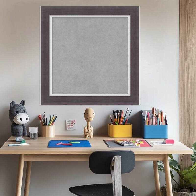 Amanti Art Ellie Brown Silver Framed