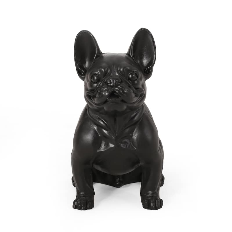 Outdoor Dog Garden Glass Sculpture