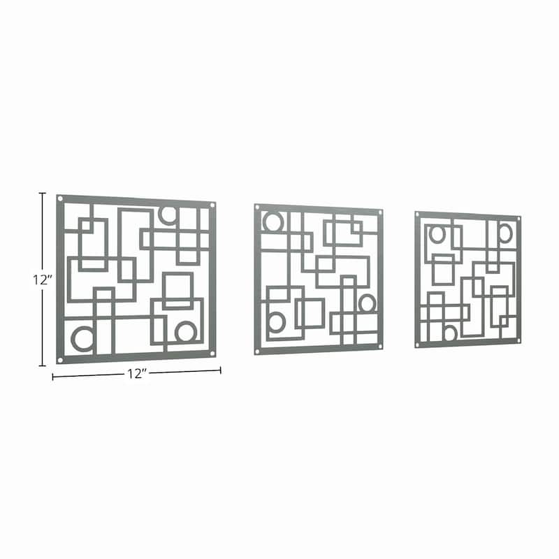 Three Square Stainless Steel Wall Panel
