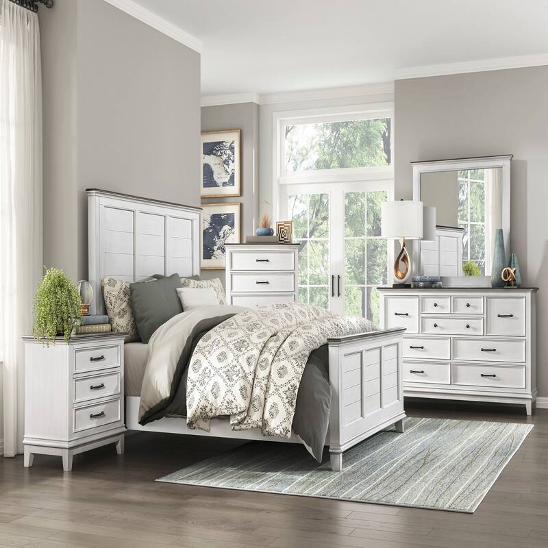 Classic 3-Drawer Nightstand 1PC,Power Outlet USB Charging Port