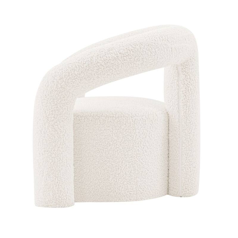 Manhattan Comfort Modern Darian Boucle Accent Chair Set of 2