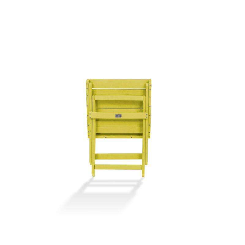Santorini Fully Assembled All-Weather Recycled HDPE Outdoor Folding Side Table