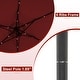 preview thumbnail 44 of 64, Ainfox 10 ft. Patio Offset Solar LED Umbrellas Cantilever Outside Umbrellas with Base