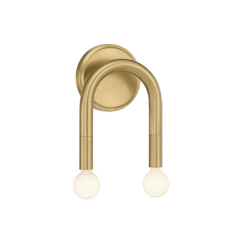 Meridian M90099 2 Light 9" Tall Wall Sconce