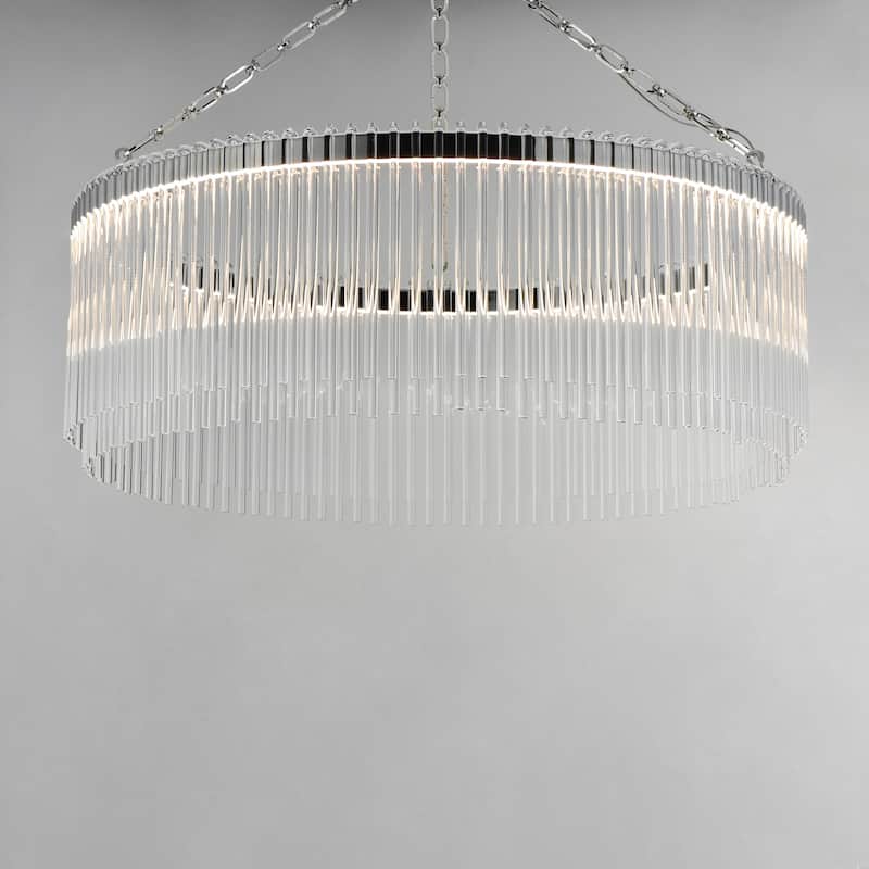 Maxim 38423CL Jolie 34" Wide LED Ring Chandelier