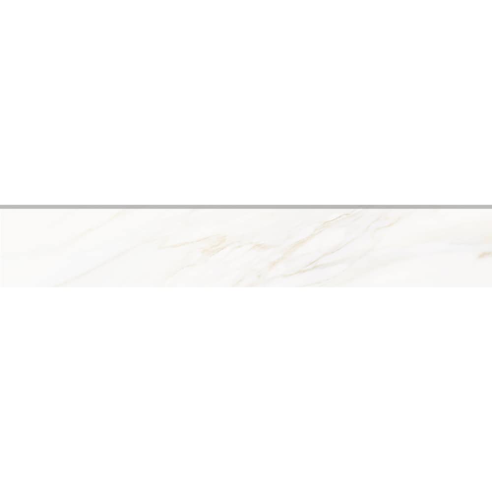 The Tile Life Savannah 4 x 24 White Porcelain Bullnose Tile