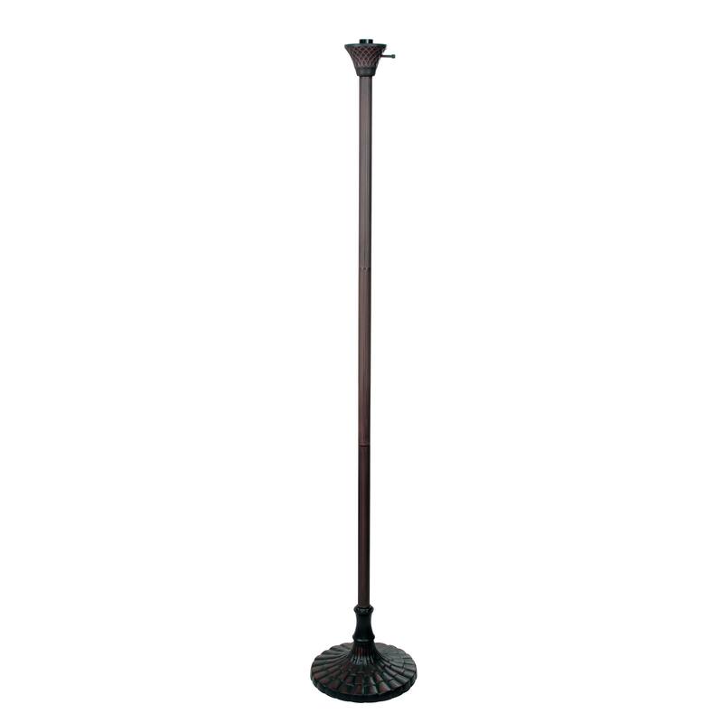 Tiffany-Style Dragonfly Design 1-light Dark Bronze Floor Lamp