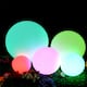 Modern Home LED Glowing Sphere with Infrared Remote Control - 8 in