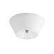 preview thumbnail 1 of 8, Maxim 11150 Tack 10" Wide LED Flush Mount Ceiling Fixture Natural Aged Brass