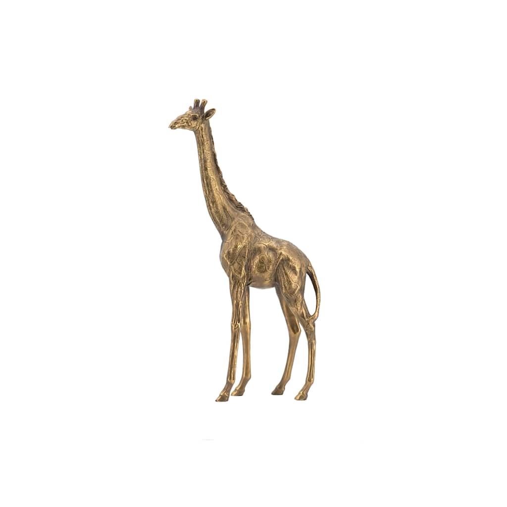 Small Giraffe Statue - 11.25" - Gold