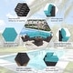 preview thumbnail 81 of 99, Outdoor Patio Furniture Set, All Weather PE Wicker Sectional Conversion Sofa set with Firepit(Optional)