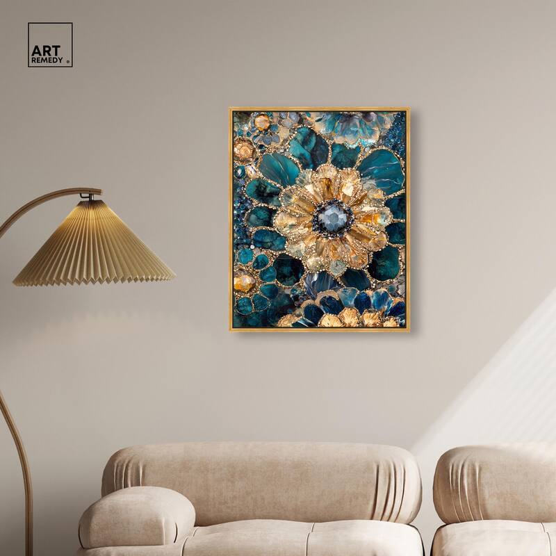 Opulent Geode IV Canvas by Art Remedy