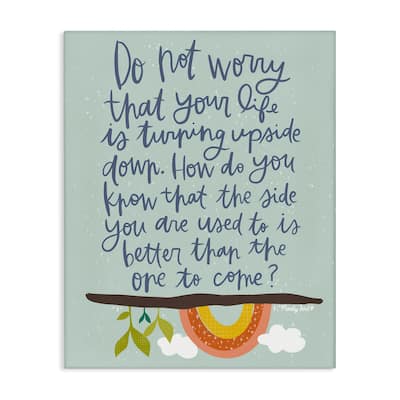 Stupell Hopeful Encouraging Phrase Canvas Wall Art Design By Mandy Ford Art + Illustration