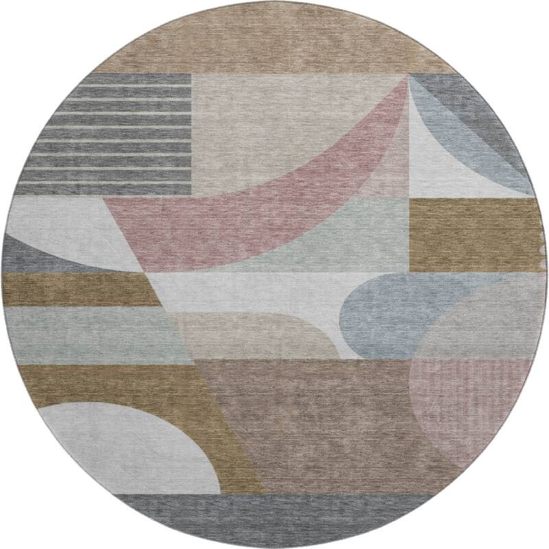 Premium Washable Super Soft Abstract Geo Mayfield Rug