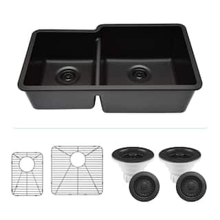 Lexicon Platinum Quartz 40/60 Double Bowl Kitchen Sink