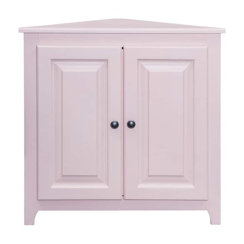 Arch+Haven Solid Wood Corner Cabinet