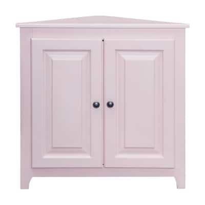Arch+Haven Solid Wood Corner Cabinet