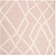 preview thumbnail 4 of 10, SAFAVIEH Handmade Kids Geta Wool Rug 5' Square - Pink/Ivory