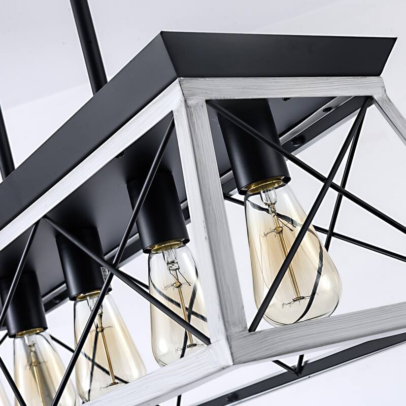 Farmhouse Chandeliers With 5 Bulbs For Dining Room