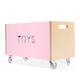 Taylor & Olive Marigold Toy Chest on Casters - Maple Finish - Pink