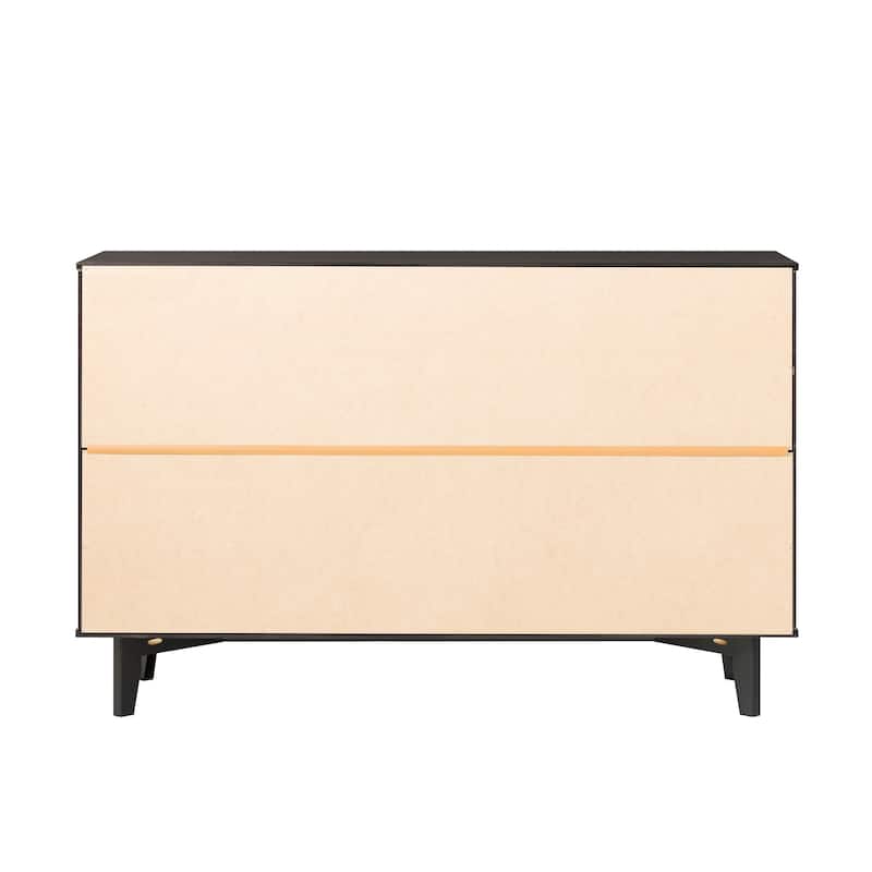 Middlebrook Gammelstaden Mid-Century Solid Wood 6-Drawer Dresser
