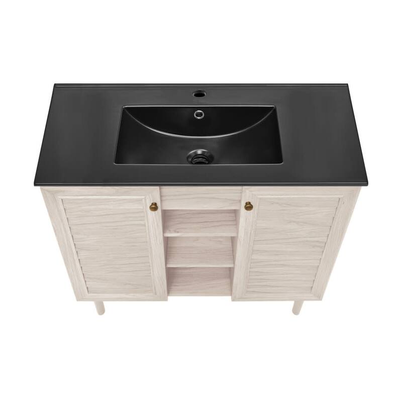 Swiss Madison SM-BV6202 Bron 37" Free Standing Single Basin Vanity Set